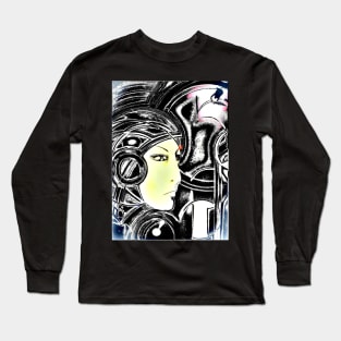 art deco sci fi ,Jacqueline Mcculloch Long Sleeve T-Shirt